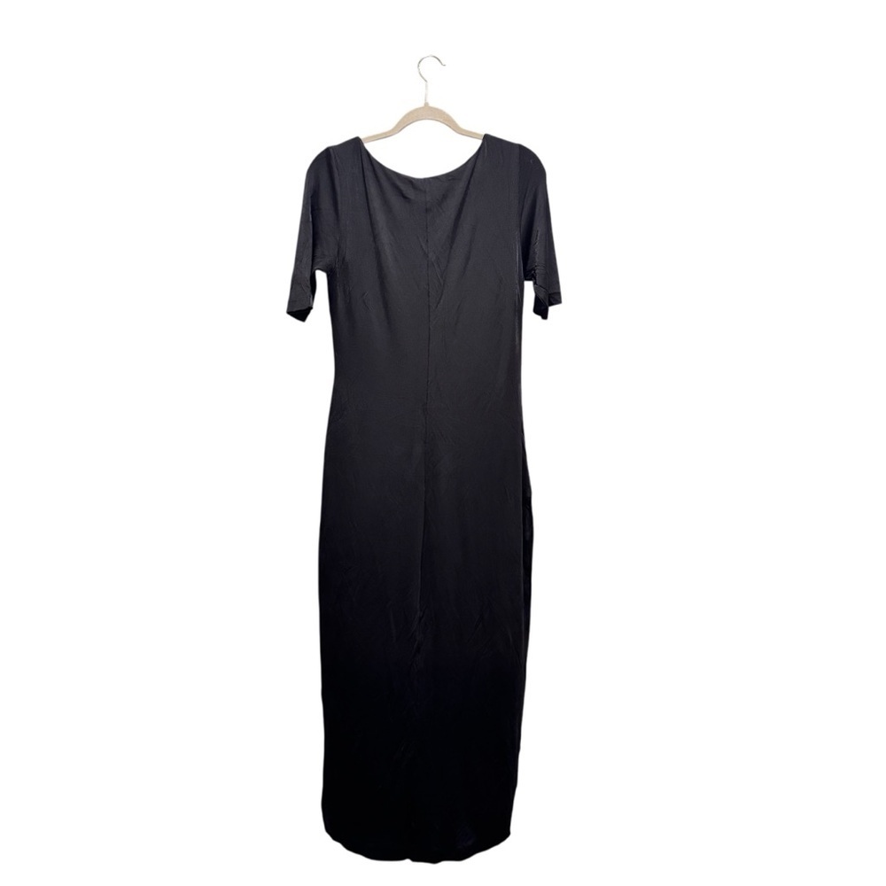 NWT Hugo Boss Etalicy Midi Dress Chic Preppy Business Career Formal Black Sz L - Picture 10 of 16